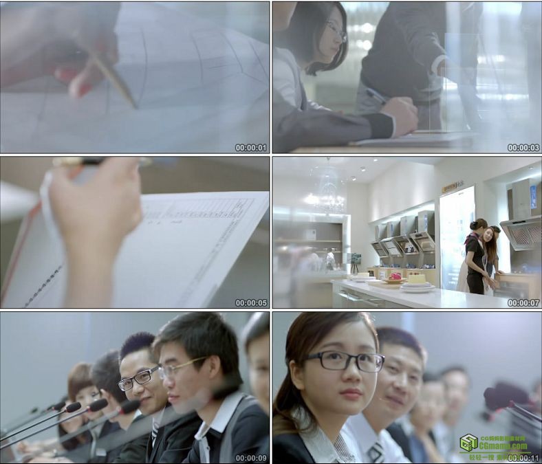 YC0116-设计师做设计说明设计作图汇报工作工业设计中国高清实拍视频素材下载