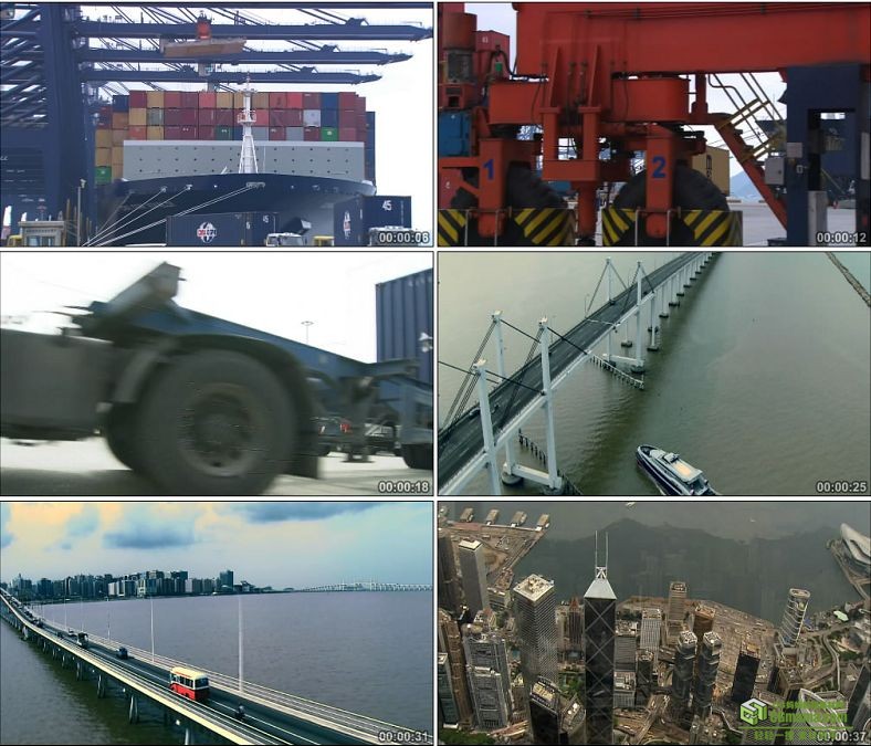YC0189-物流客车货轮货车油轮/中国高清实拍视频素材下载