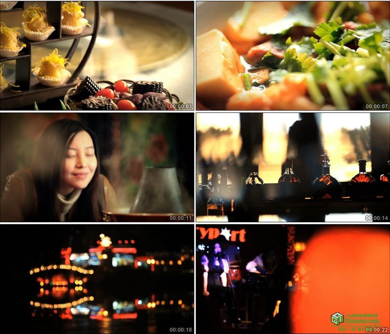 YC0405-北京美食火锅洋酒夜店厨师中国高清实拍视频素材下载
