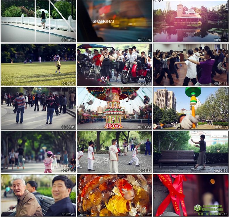 AA0012-上海中老年人休闲运动娱乐人文生活视频素材高清宣传片