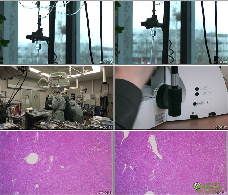 YC0974-医疗科学仪器研究显微镜小高清实拍视频素材