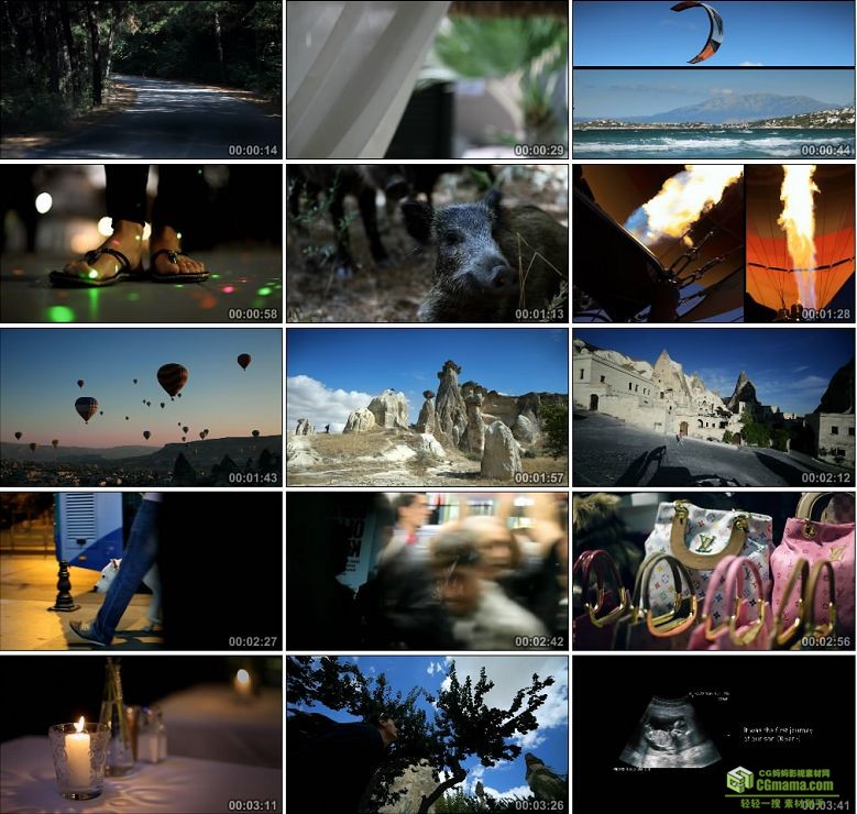 AA0143-卡帕多西亚高清实拍视频素材宣传片