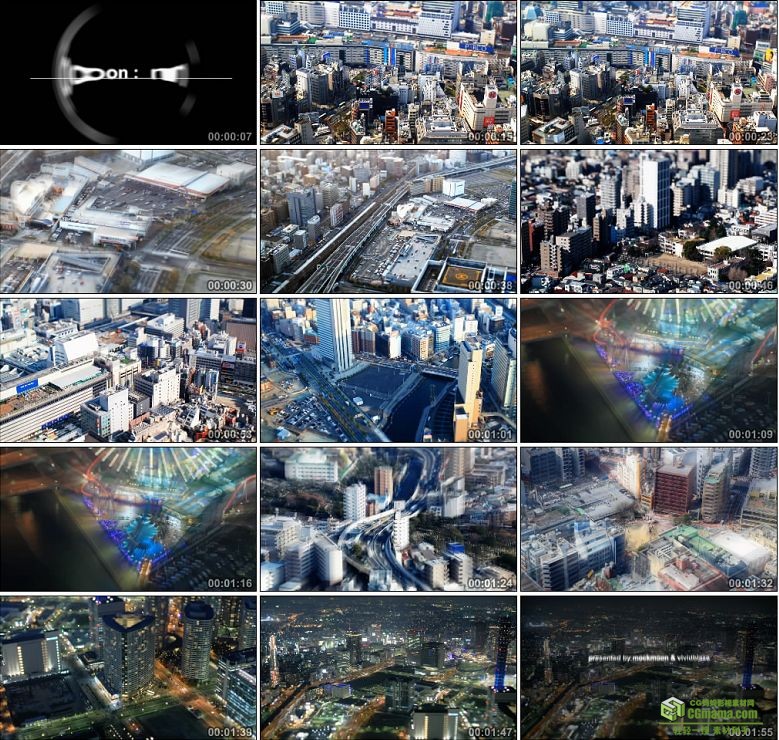AA0152-日本：微型城市高清实拍视频素材
