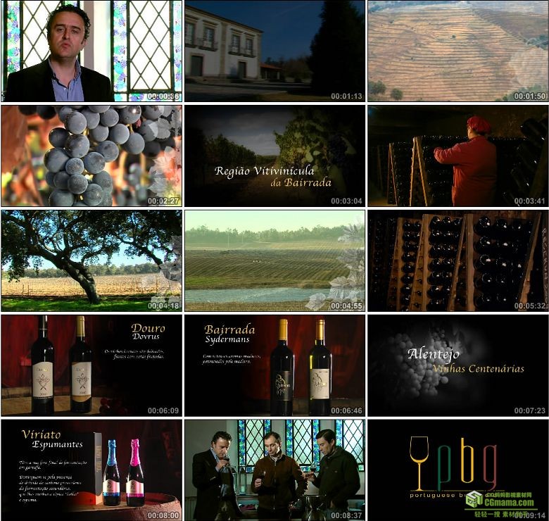 AA0207-PBG葡萄酒制造种植高清实拍视频素材宣传片