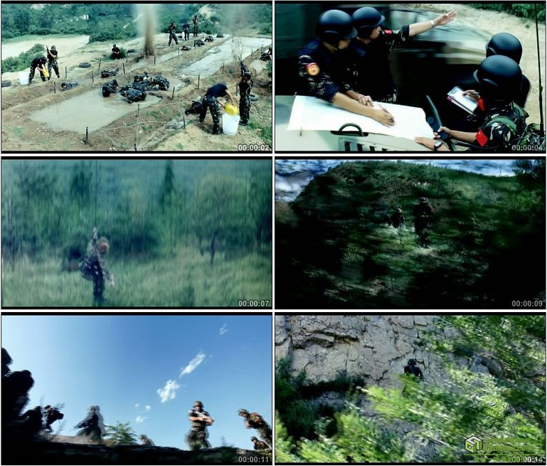 YC1126-中国军事特种兵执行任务训练高清实拍视频素材