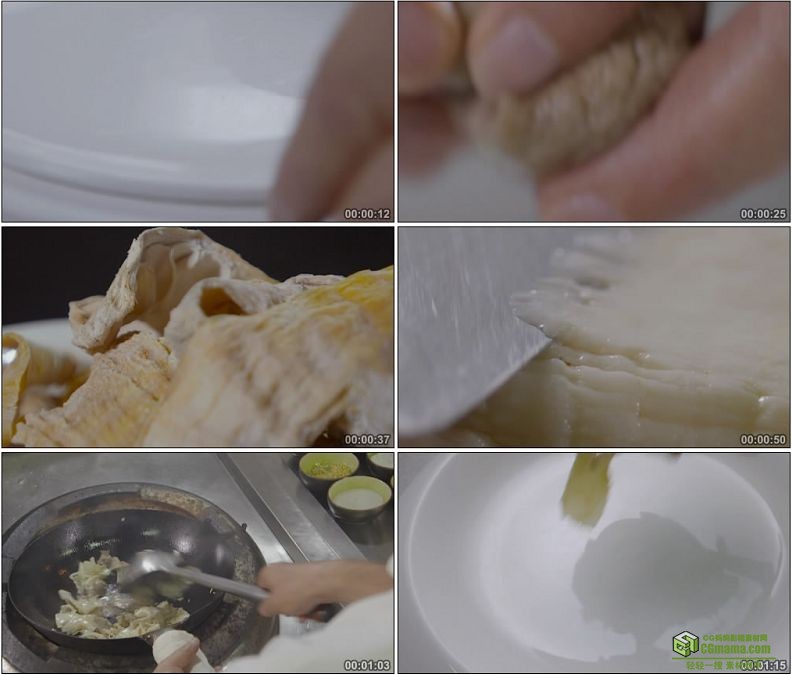 YC1179-蘑菇干笋干泡发烧肉美食高清实拍视频素材