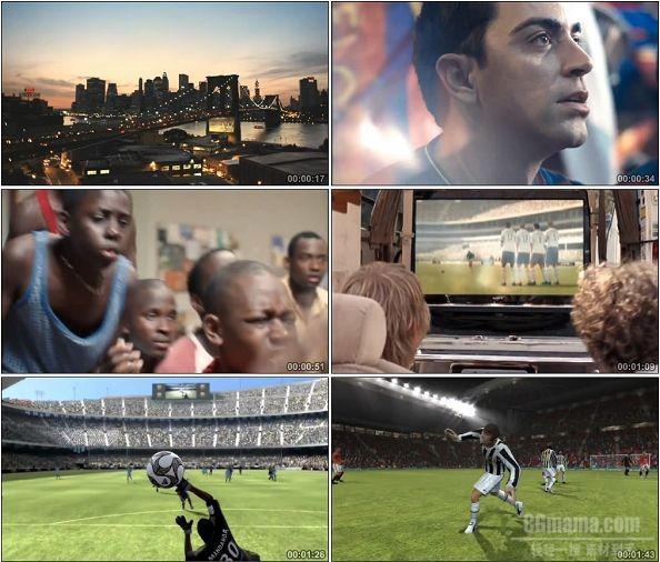 TVC00075-[720P]EA FIFA 10游戏广告UK英国篇