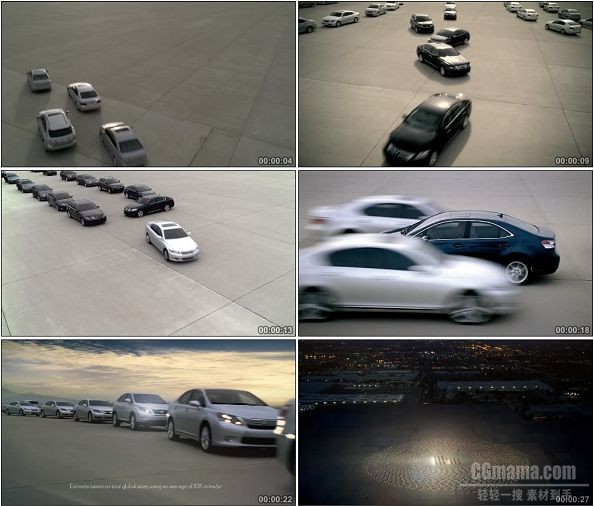 TVC00120-[720P]Lexus Hybrid 现代汽车创意广告拼图篇