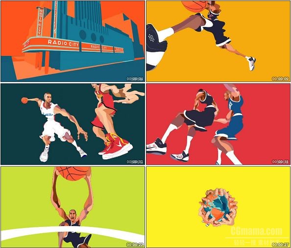 TVC00123-[720P]Nike耐克World Basketball Festival篮球世锦赛动画广告