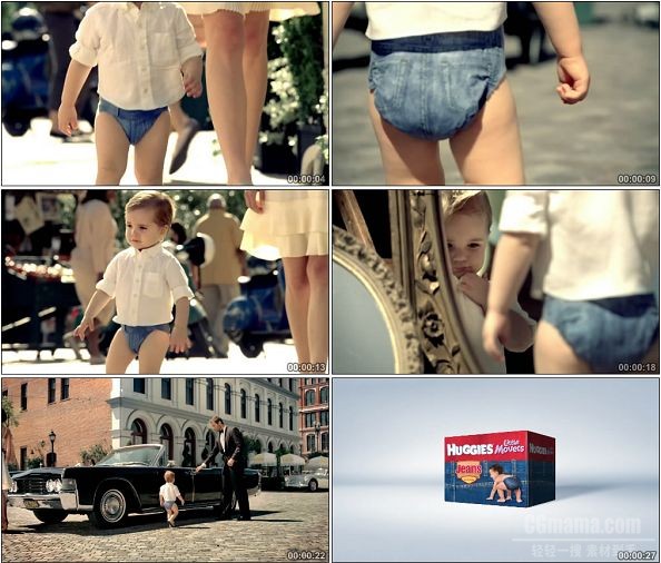 TVC00140-[1080P]Huggies好奇牛仔纸尿裤搞笑广告