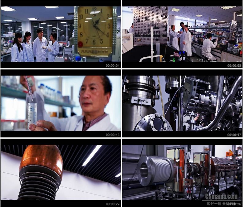 YC1607-大学实验室科学研究实验科研机械微观世界细胞分子高清实拍视频素材