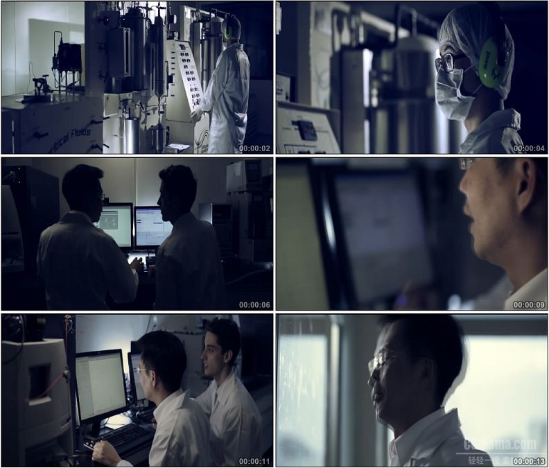 YC1633-科学家仪器设备操作科研生物科学研究实验高清实拍视频素材