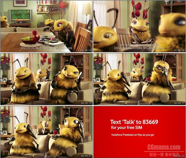 TVC00360-Vodafone 沃达丰电信广告蜜蜂篇.720p