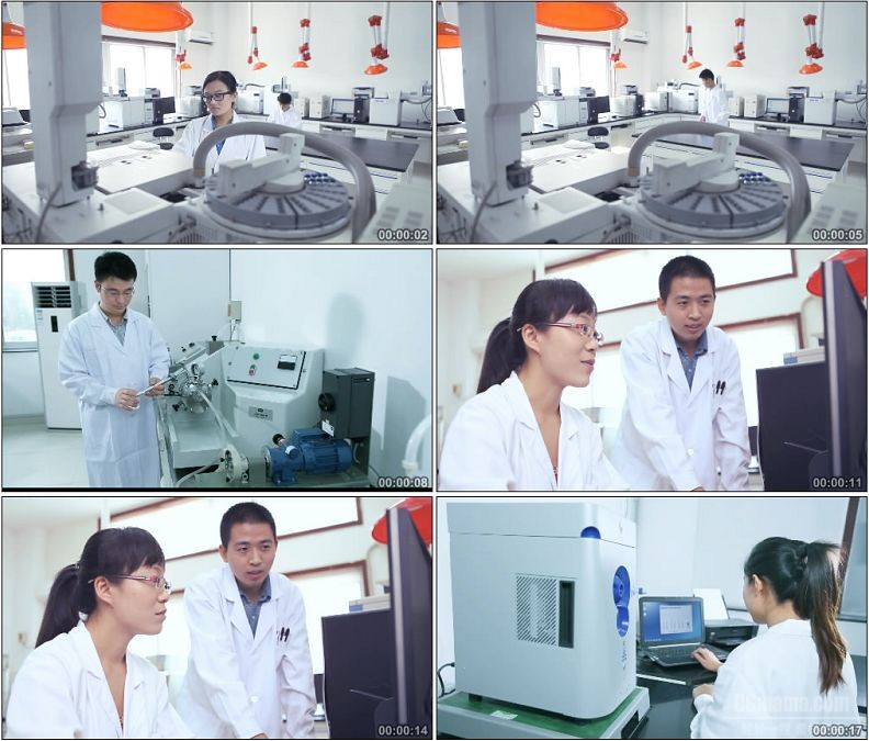YC1647-医院医生医务科研人员工作医学高清实拍视频素材