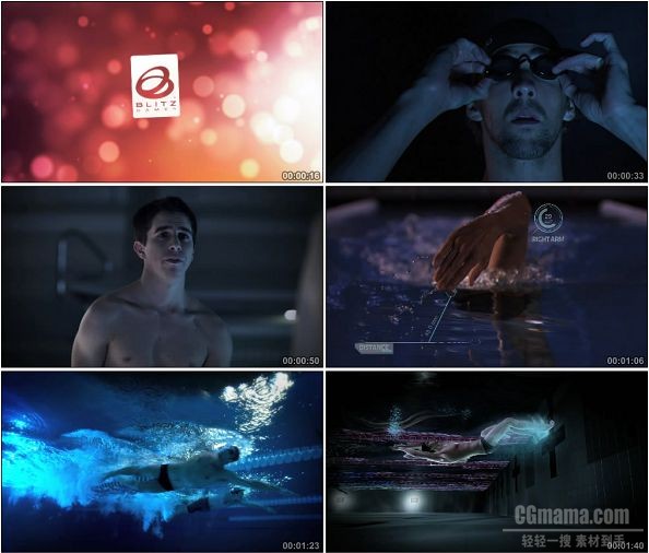 TVC00437-Michael Phelps 菲尔普斯游泳游戏广告.1080p