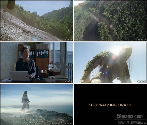 TVC00516-Johnnie Walker震撼广告石巨人 Brazil.1080p