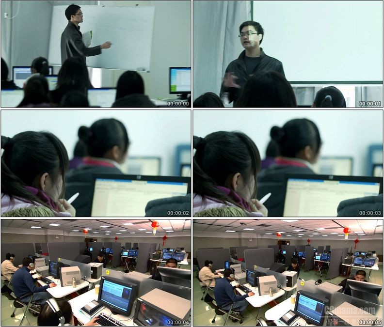 YC1740-电脑计算机教学操作讲课高清实拍视频素材