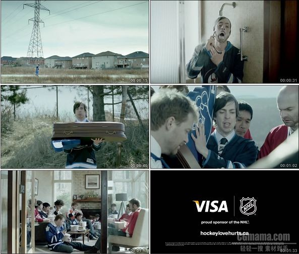 TVC00760-Visa 信用卡广告Hockey Love Hurts.720p