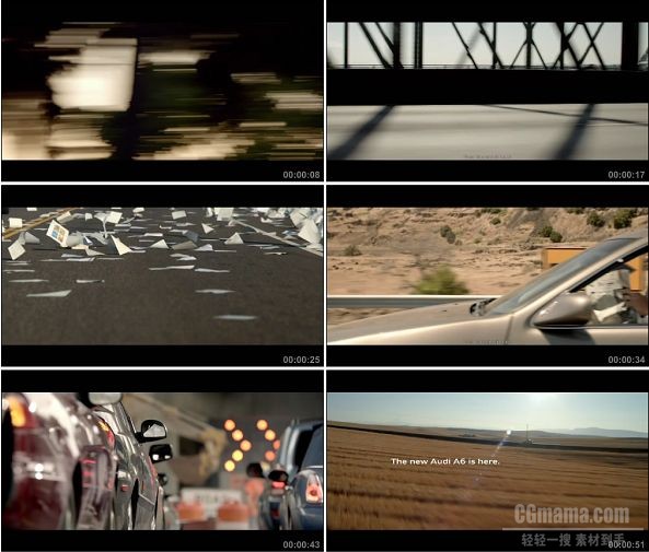 TVC00859-Audi A6 汽车广告The Road.720p