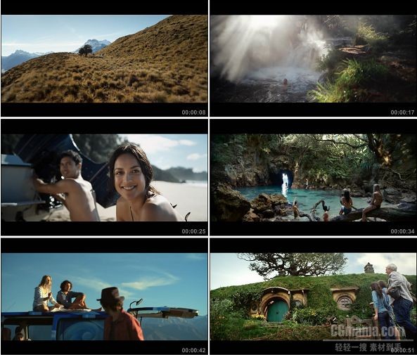 TVC01120-100% Middle-earth 100% Pure New Zealand新西兰旅游宣传广告.1080p