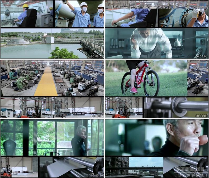 YC1934-污水处理生态环境治理健康生活高清实拍视频素材