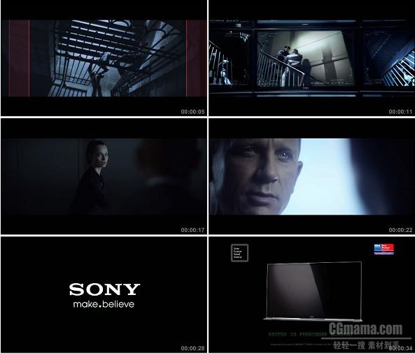 TVC01167-Sony 液晶电视广告 James Bond SKYFALL.720p