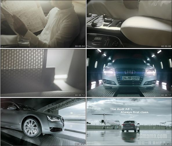TVC01170-The Audi A8 L 4.0 奥迪A8L广告头等舱篇.1080p