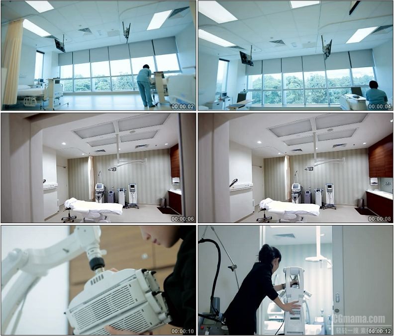 YC2016-医院医疗设施器械医生护理高清实拍视频素材
