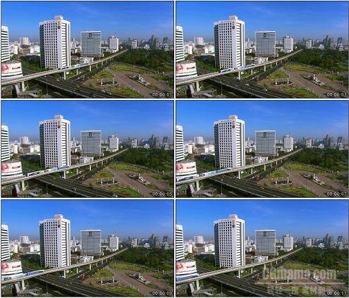 CG0132-亚洲城市轻轨交通工具高清实拍视频素材