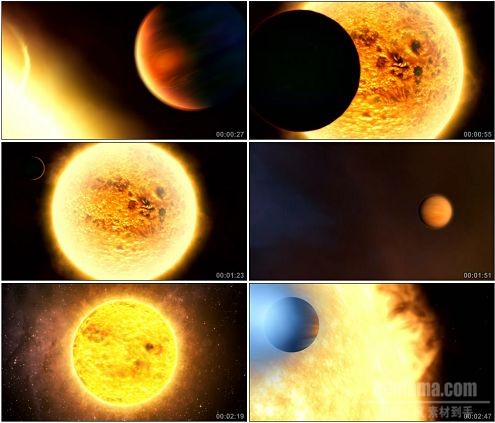 CG0342-热木星太阳系外行星高清实拍视频素材