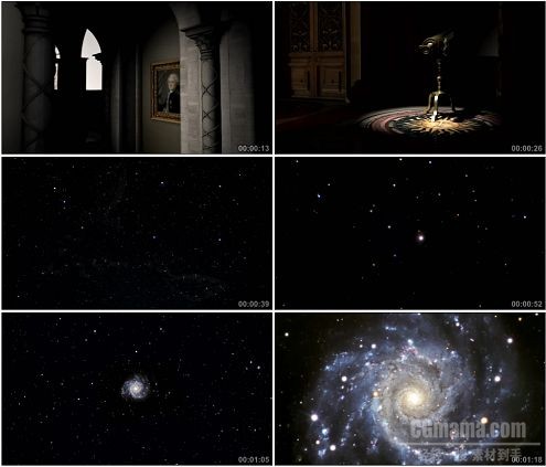 CG0352-梅西尔和梅西尔天体星团高清实拍视频素材