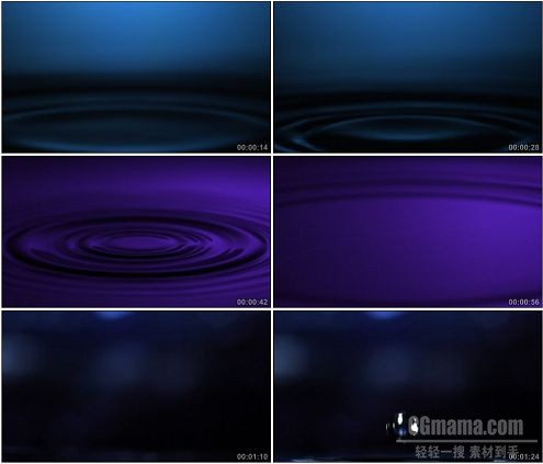 CG0363-水滴水花波纹高清实拍视频素材