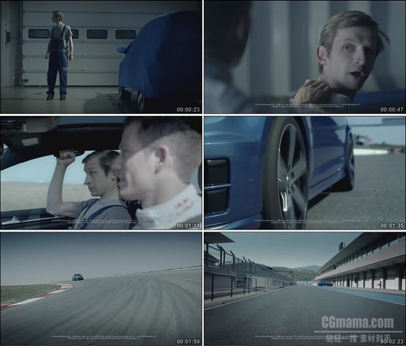 TVC02121-汽车_Volkswagen Golf R- The lucky one 1080P