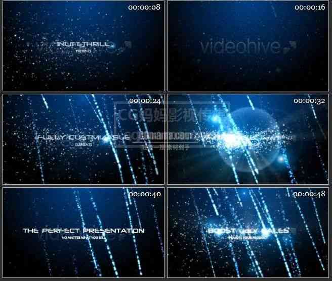 AE0174-浩瀚星空粒子 文本展示片头