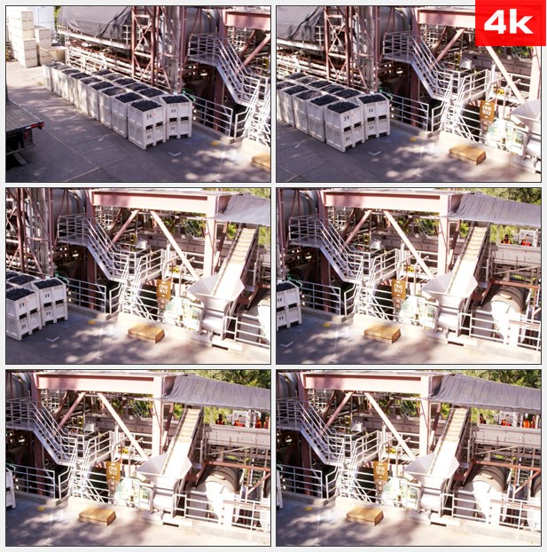4K0259葡萄园加工厂 高清实拍视频素材