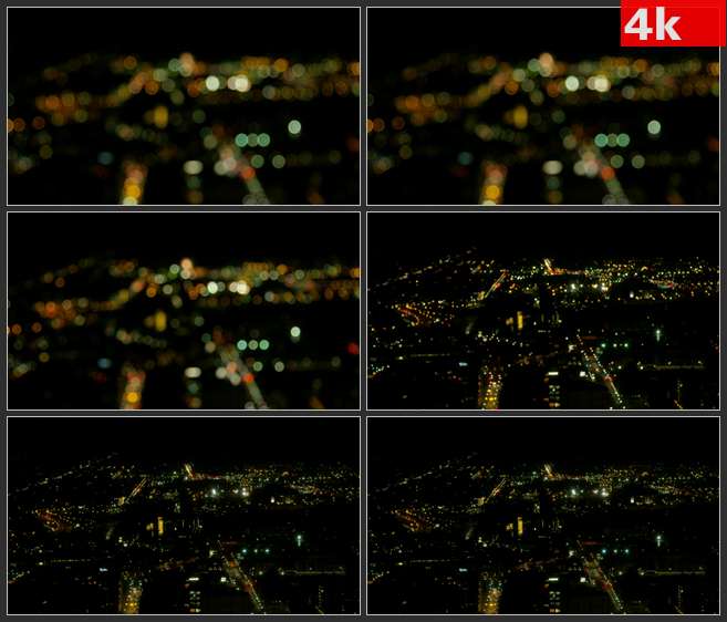 4K0581多伦多的夜晚 高清实拍视频素材