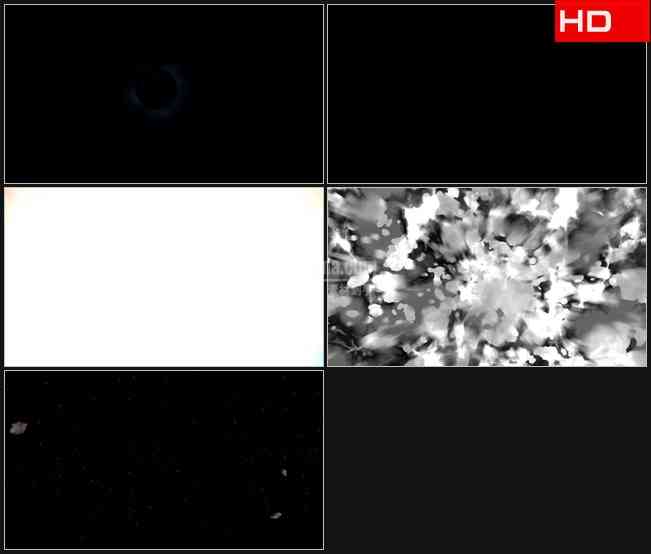 BG0039-太空陨石挤压爆炸高清LED视频背景素材