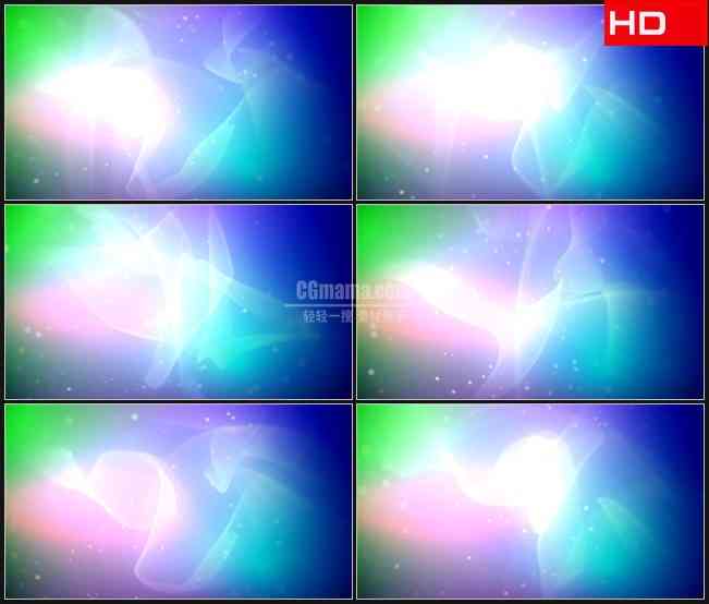 BG0142-摘要五彩布火花粒子光斑高清LED视频背景素材