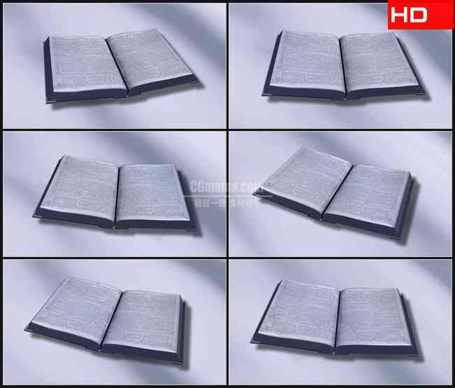 BG0194-神圣的圣经阅读旋转高清LED视频背景素材
