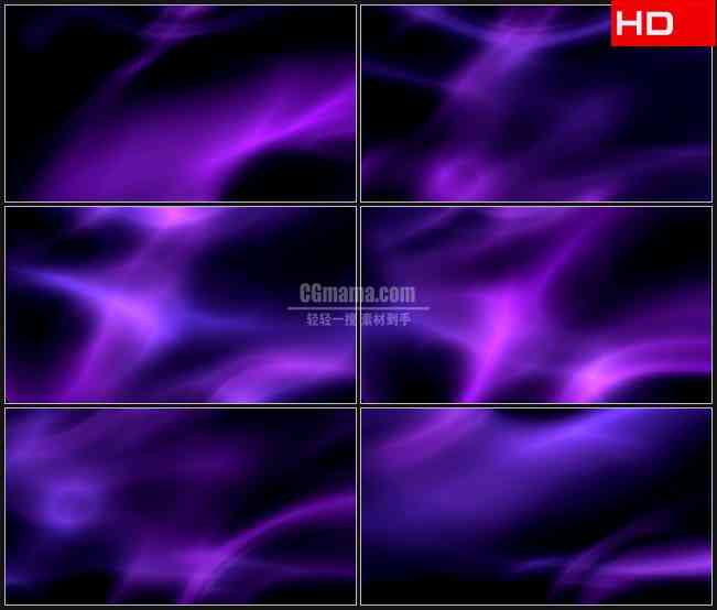 BG0241-紫色流动动态背景摘要高清LED视频背景素材