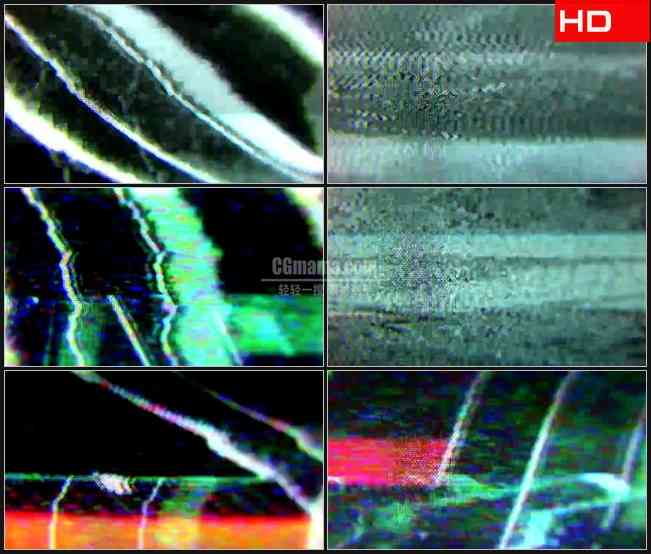 BG0322-畸变VCR屏幕噪波高清LED视频背景素材