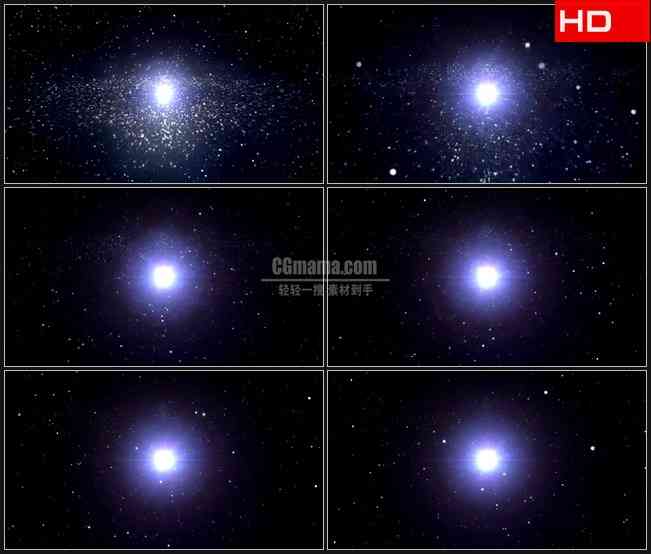 BG0361-宇宙大爆炸粒子扩散高清LED视频背景素材