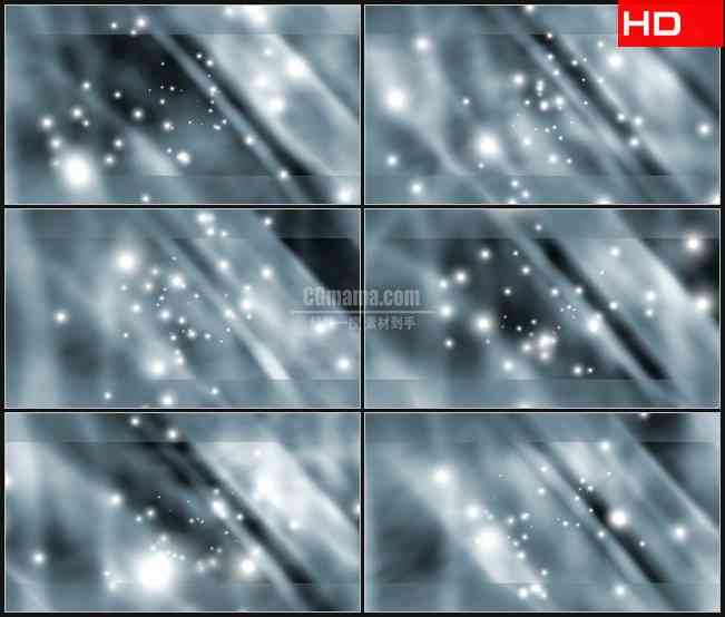 BG0367-银白色半透明粒子颗粒动态背景高清LED视频背景素材