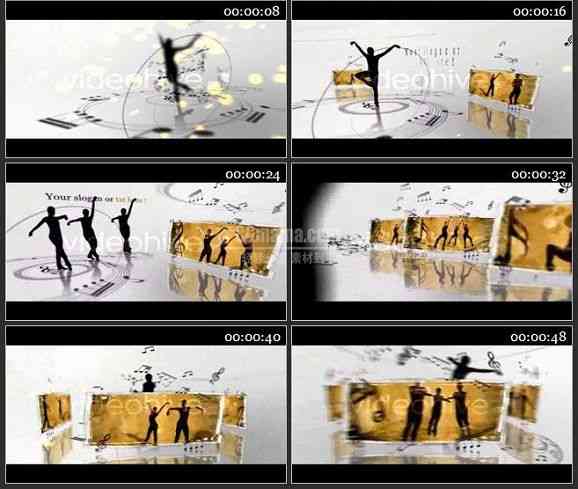 AE1021- 芭蕾舞团视频展示模板