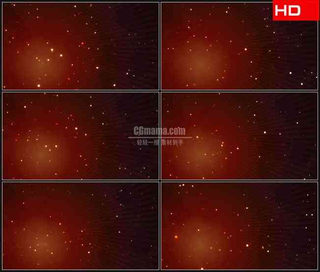BG0466-复古红铜色斑点花纹粒子荧光高清LED视频背景素材