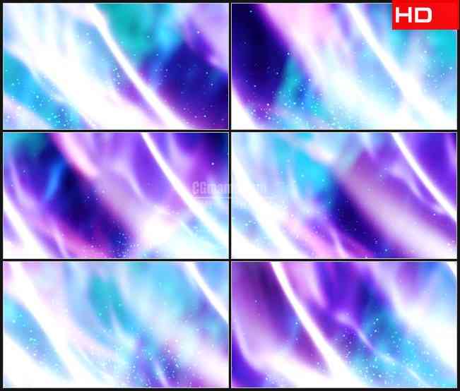 BG0603-紫色蓝色光火花光斑粒子梦幻背景高清LED视频背景素材