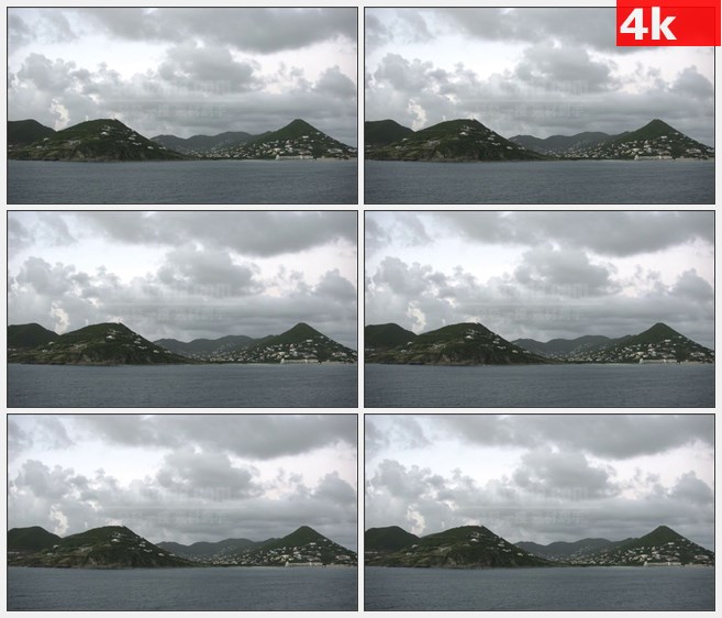 4K1369圣马丁岛加勒比海高清实拍视频素材