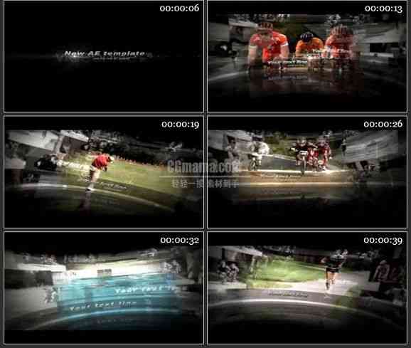 AE1270 体育类栏目包装模板 视频展示