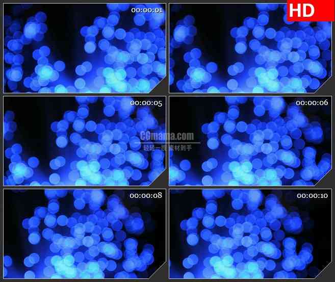 BG0941-摆动的蓝色光点LED背景高清视频素材