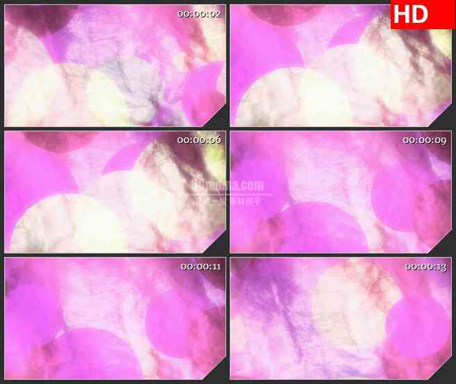BG1080-皱纹纸圈粉红色动态LED背景高清视频素材